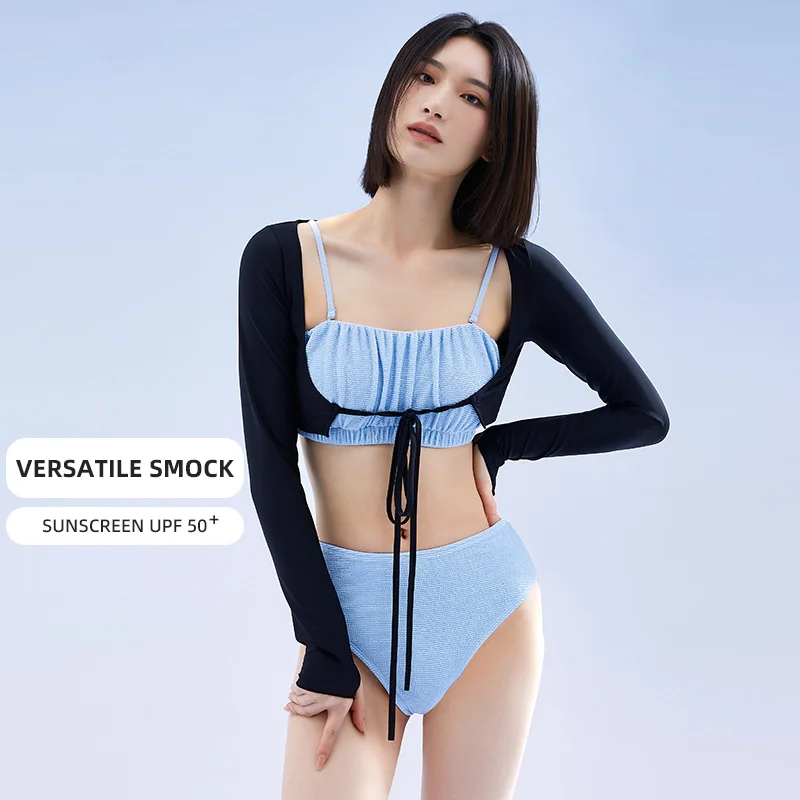 Aquaplay Frauen Baby blau Bikini Sport Bade bekleidung Fitness Badeanzug Strand Surfen Kleidung Tauchen