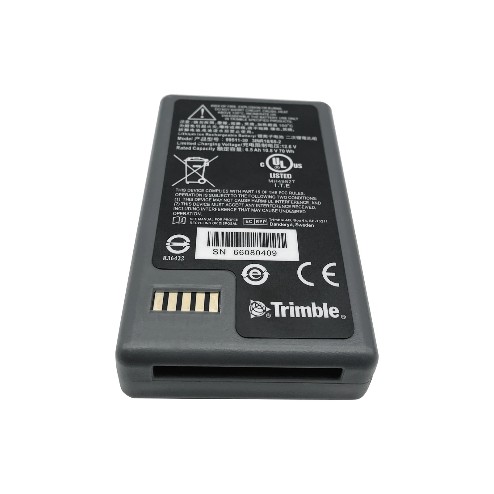 Batterie pour station totale robotique et Focus 30/99511, batterie 35/50 mAh, compatible avec Trimble S3, S5, Dock, S7, S8, S9, SX10 et VX, 6500-30