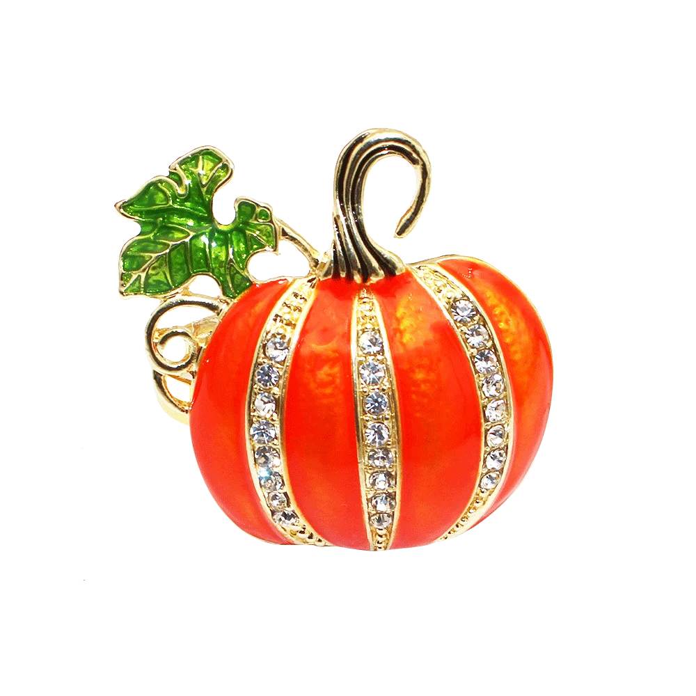 6 pçs outono anéis de guardanapo de ação de graças laranja maple leaf abóbora guardanapo anel titular para festa de ação de graças de halloween
