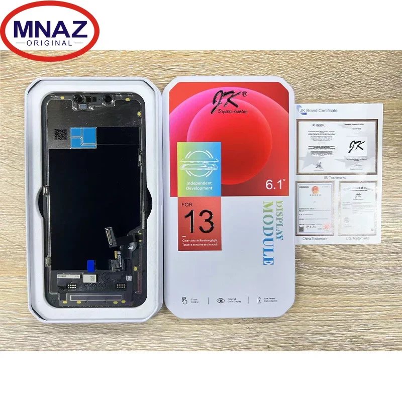 

ЖК-экран JK для IPhone11 12 Pro Max, дисплей X Xs Max Xr 12 13 Mini 14 Plus с сенсорным 3D экраном в сборе, запасные части для ремонта