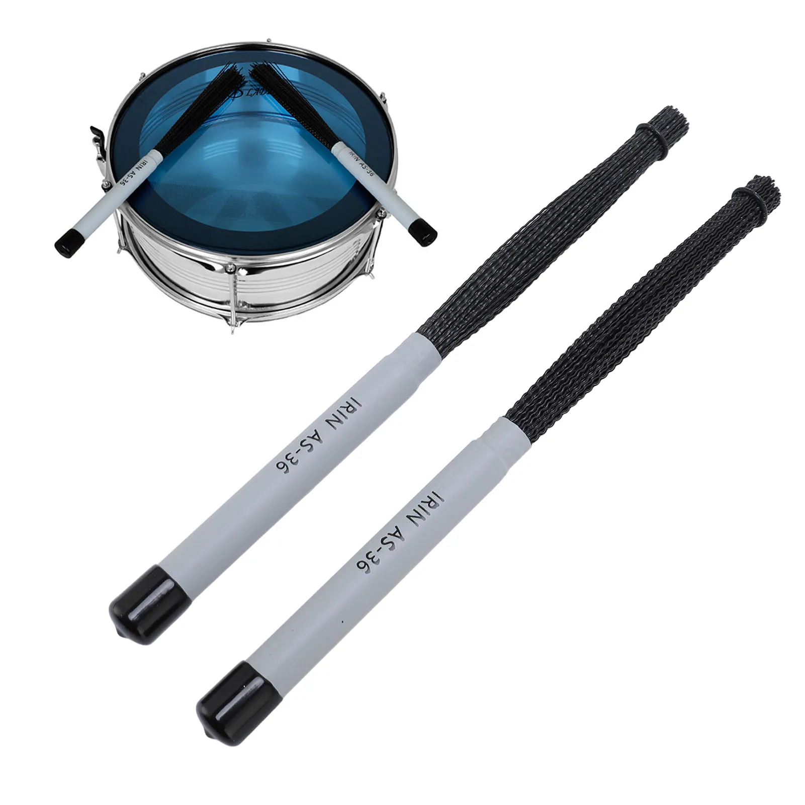 

1 пара выдвижных нейлоновых кахоновых барабанных щеток с удобной ручкой, высокое качество, легкое использование, прочный для практических выступлений