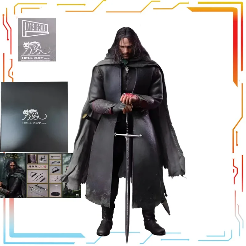 

Hellcat 1/12 готовый продукт, подвижная изысканная фигурка серии, западный король арагон, аниме-игрушка, модель, праздничный подарок для мальчика