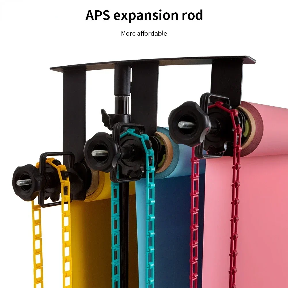 Photography 3 Roller Wall Mounting Manual Background Support System For Photography Background Studio Seamless Paper