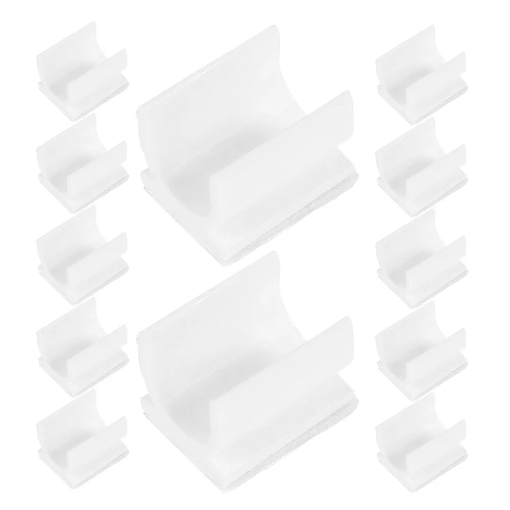 Whiteboard Pen Clips 50pcs Self-Adhesive Marker Holder for Office, Classroom, Fridge & Bulletin Board