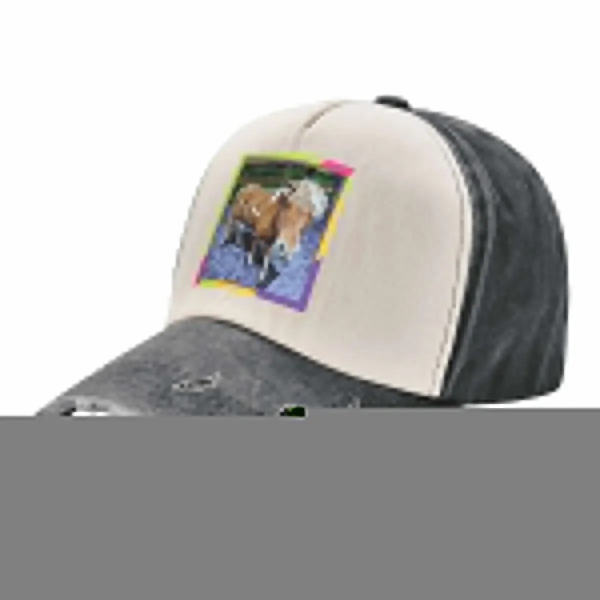 Mariah The Horse, Painted Artwork Baseball Cap Custom Cap Golf Cap Girl Men's