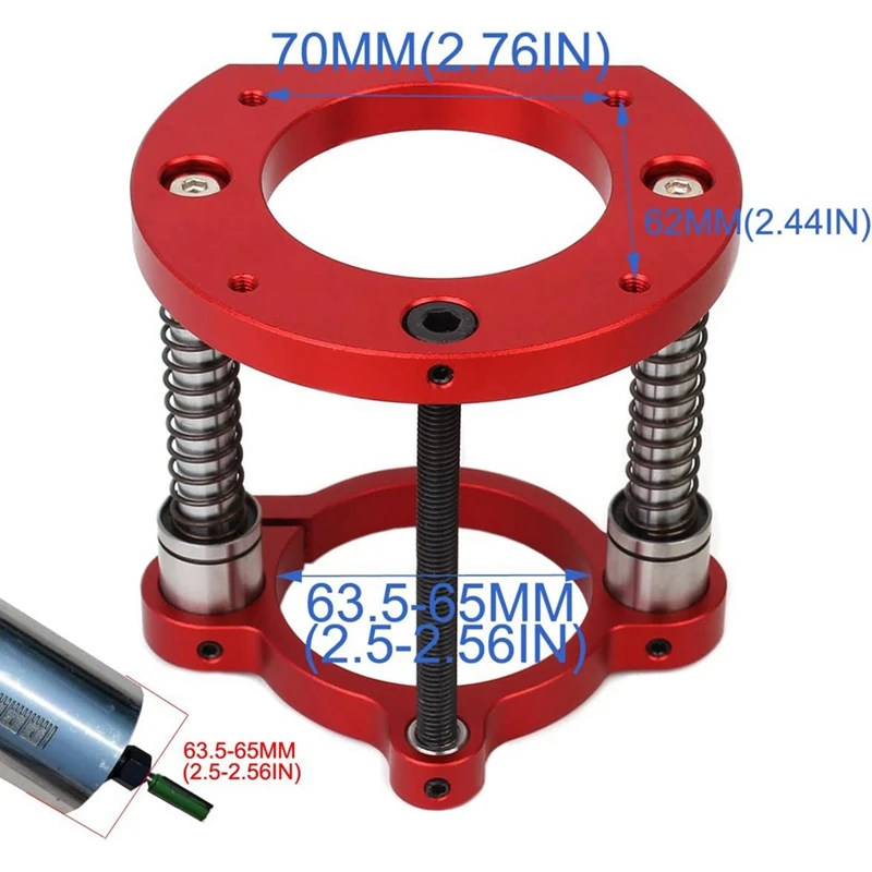 Mini Router Table Insert Plate And Router Lift For 65Mm Universal Trimming Machine,Square Woodworking Bench Router Durable