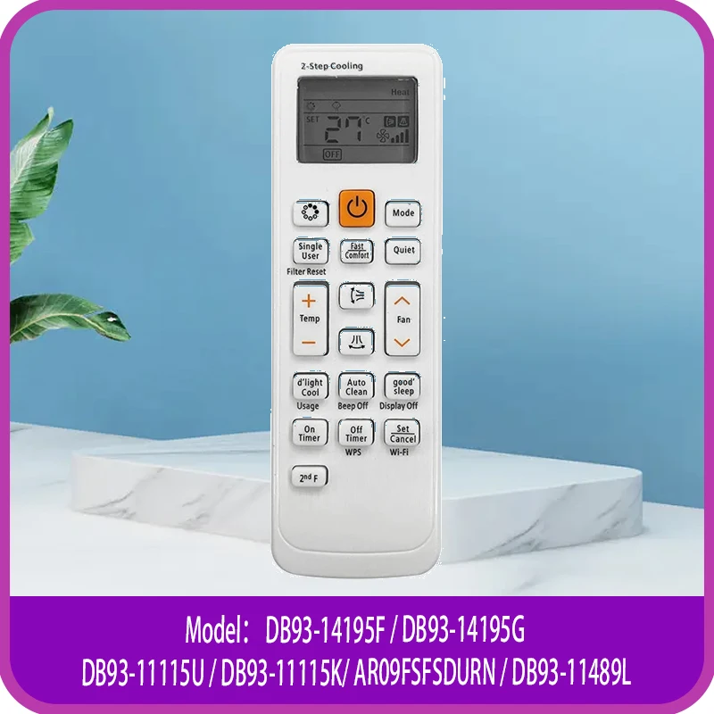 DB93-11489L Sub DB93-14195F DB93-14195G DB93-11115U DB93-11115K  Remote Control For Samsung Air Conditioner