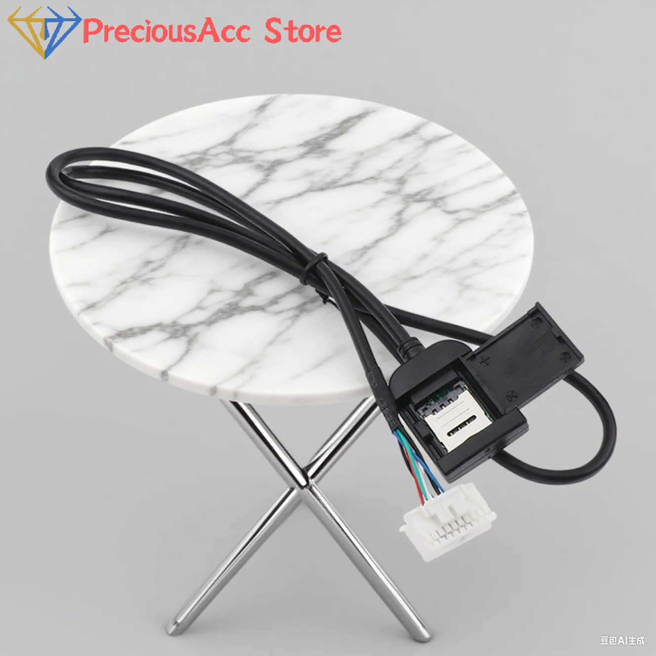 

Кабель-адаптер для автомобильной магнитолы Android с GPS, 20-контактный разъем, слот для SIM-карты 4G, запчасти для замены