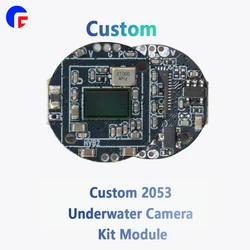 Custom high quality 2053 3.3V Underwater camera module AHD1080 for diving room fishing accessories