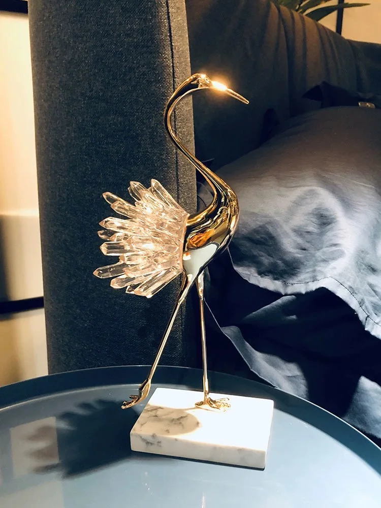 ديكور سطح المكتب ديكور منزلي ذهبي حلي فاخرة إكسسوارات منزلية ديكور