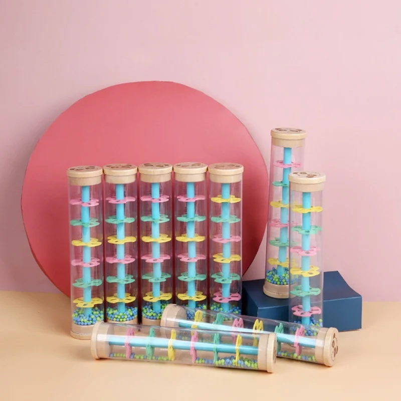 ของเล่นดนตรีไม้ตีฝนสำหรับเด็ก เสียงฝนตก ของเล่นเสริมพัฒนาการสำหรับเด็ก