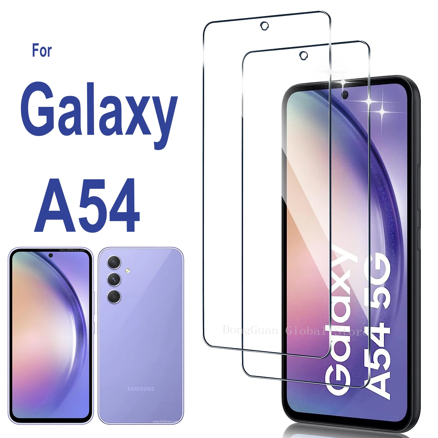High Alumina Brush Polishing Process For Samsung Galaxy A54 Screen Protector Tempered Glass