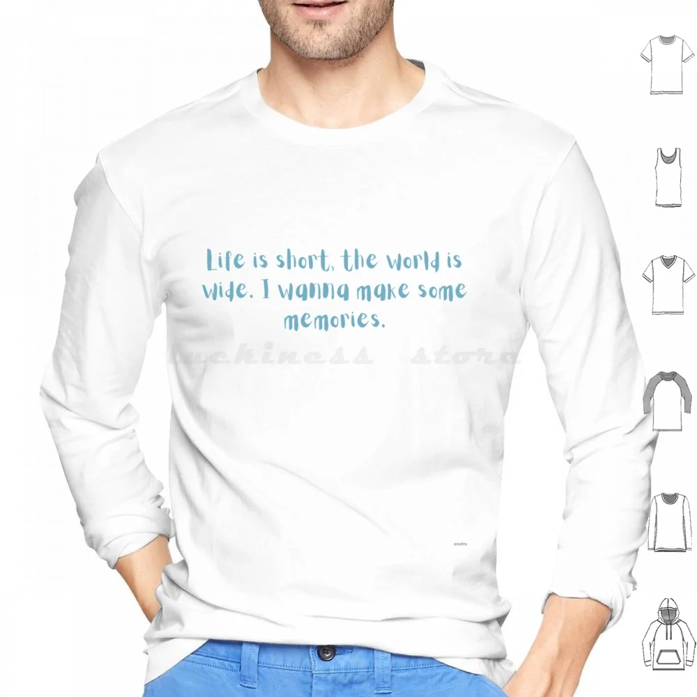 Life Is Short-Mia Sudaderas con capucha de manga larga baratas de la banda musical Pinterest Mia Mia 2 Meryl Streep Donna And The Dynamos Here
