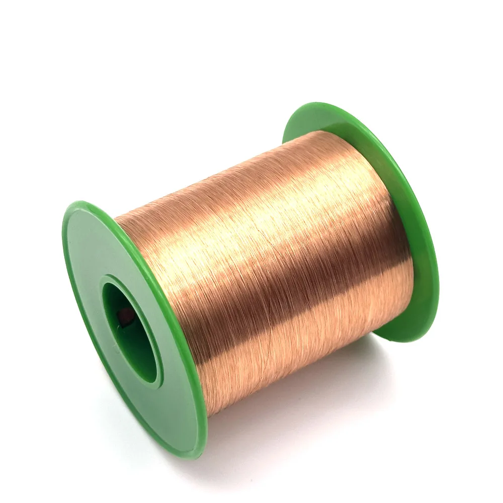 500g QA-1-155 2UEW 0.04 0.05 0.06 0.08 0.1 0.15 0.16 0.18mm Wire Enameled Copper Wire Magnetic Coil Winding High Temper