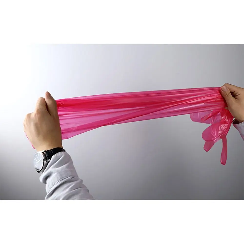 50PCS Disposable Long Arm Glove Plastic Film Farm Cattle Sheep Glove Vet Plastic Glove Veterinary Supplies