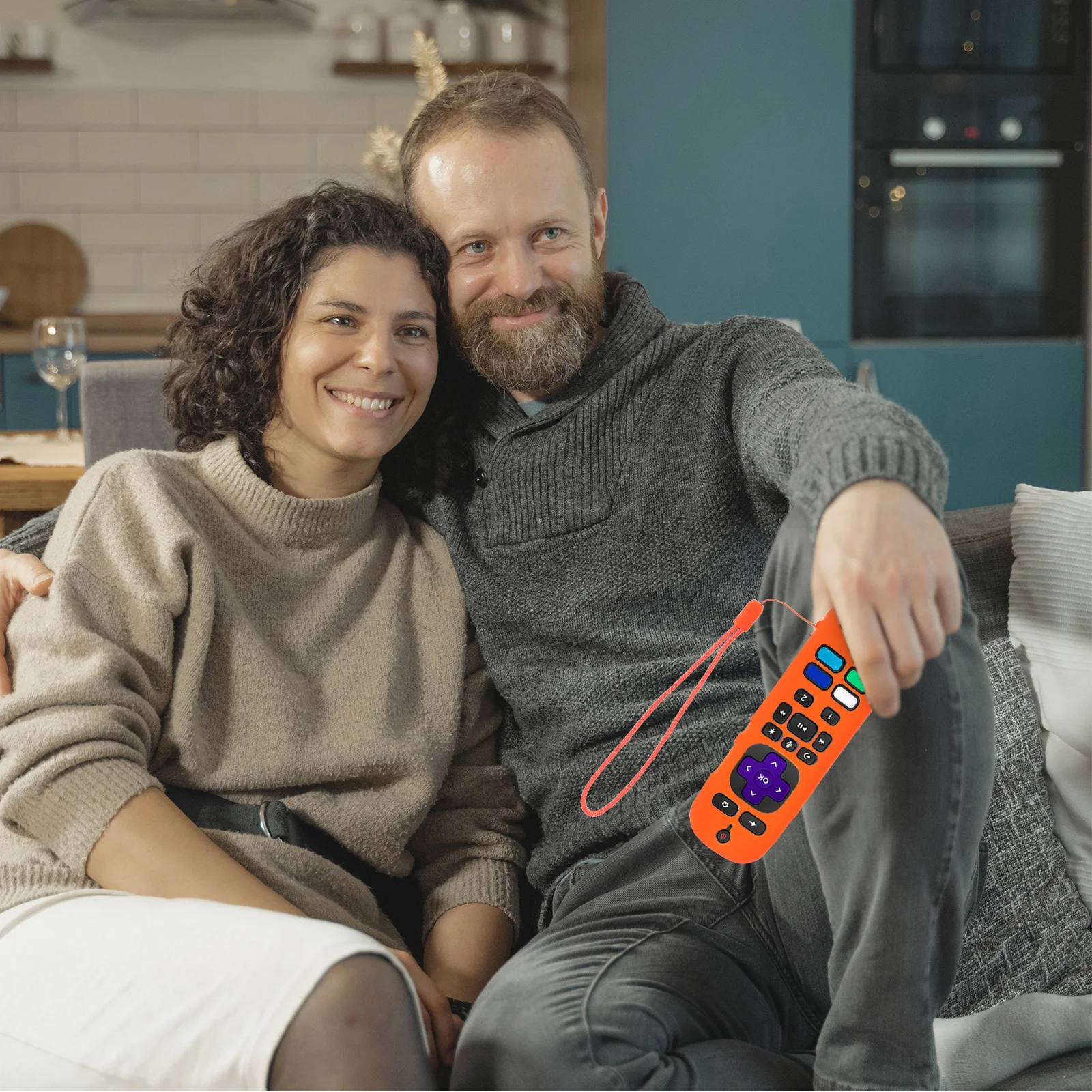 

Silicone Protector For Voice Remote Pro Shockproof Slip-Resistant Cover Full Access Slim Fit For Remote Controller