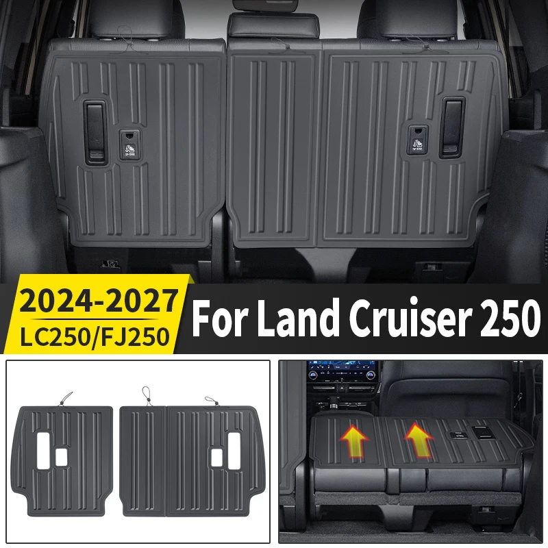 For Toyota Land Cruiser 250 2024-2027 Third row seat back cushion LC250 FJ250 series Interior upgraded Accessories Modification