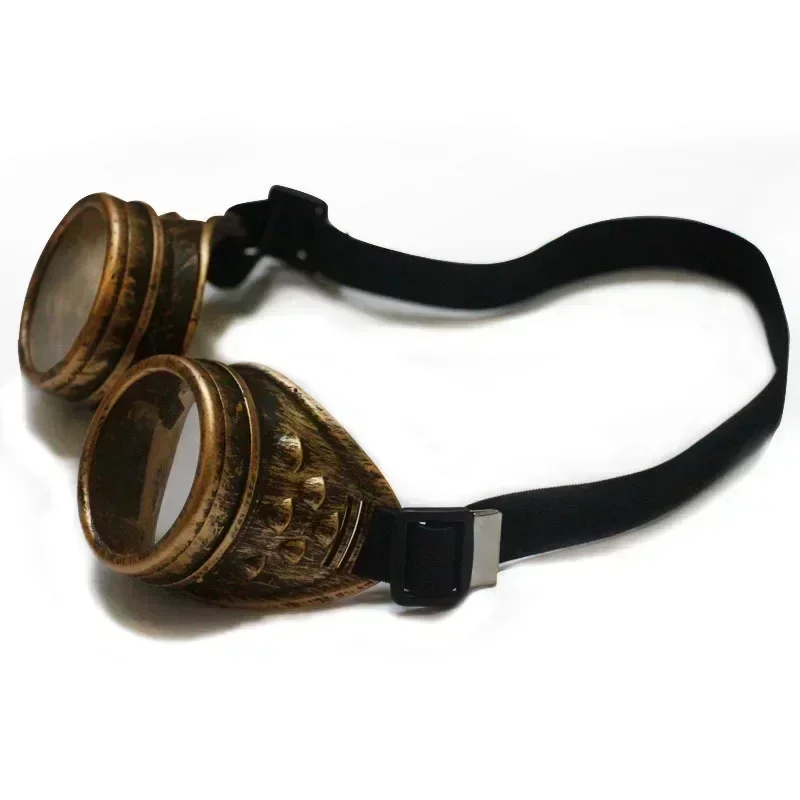 دراجة نارية ريترو Steampunk نظارات سائق القوطية النظارات الشمسية نظارات واقية زينة نماذج متعددة أداة تلبيس
