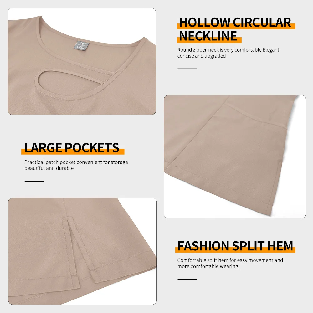 Acessórios de enfermeira enfermagem esfrega jogging conjunto salão de beleza feminino spa uniforme pet conjunto de terno de trabalho veterinário