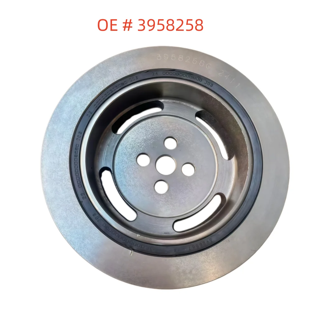 high quality 3958258 crankshaft torsional vibration damper/pulley  For Cummins 6BT5.9L
