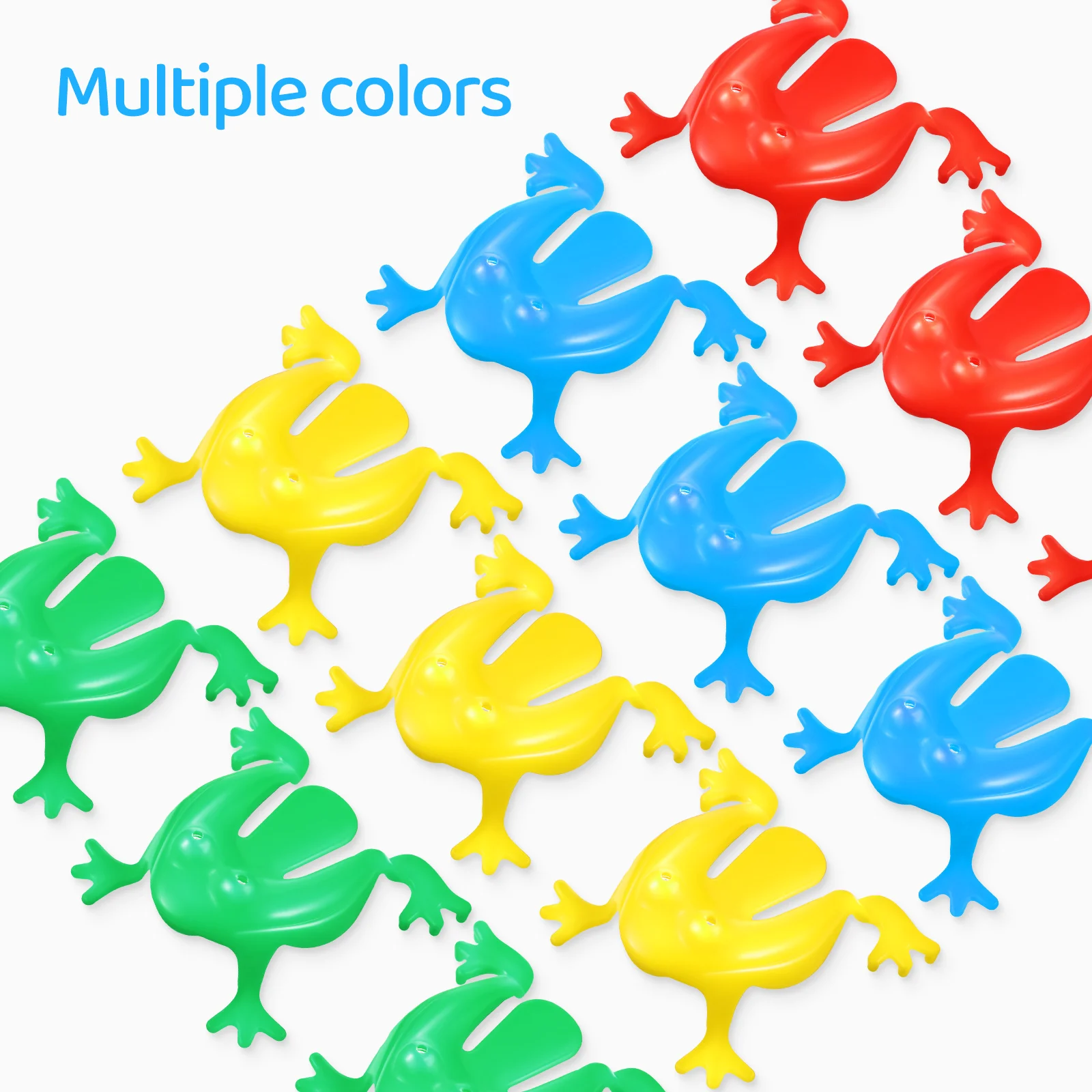 

16Pcs Plastic Jumping Frogs Fun Shaped Animated Jumpers for Boys Girls Outdoor Indoor Playtime Lightweight Carry Anywhere