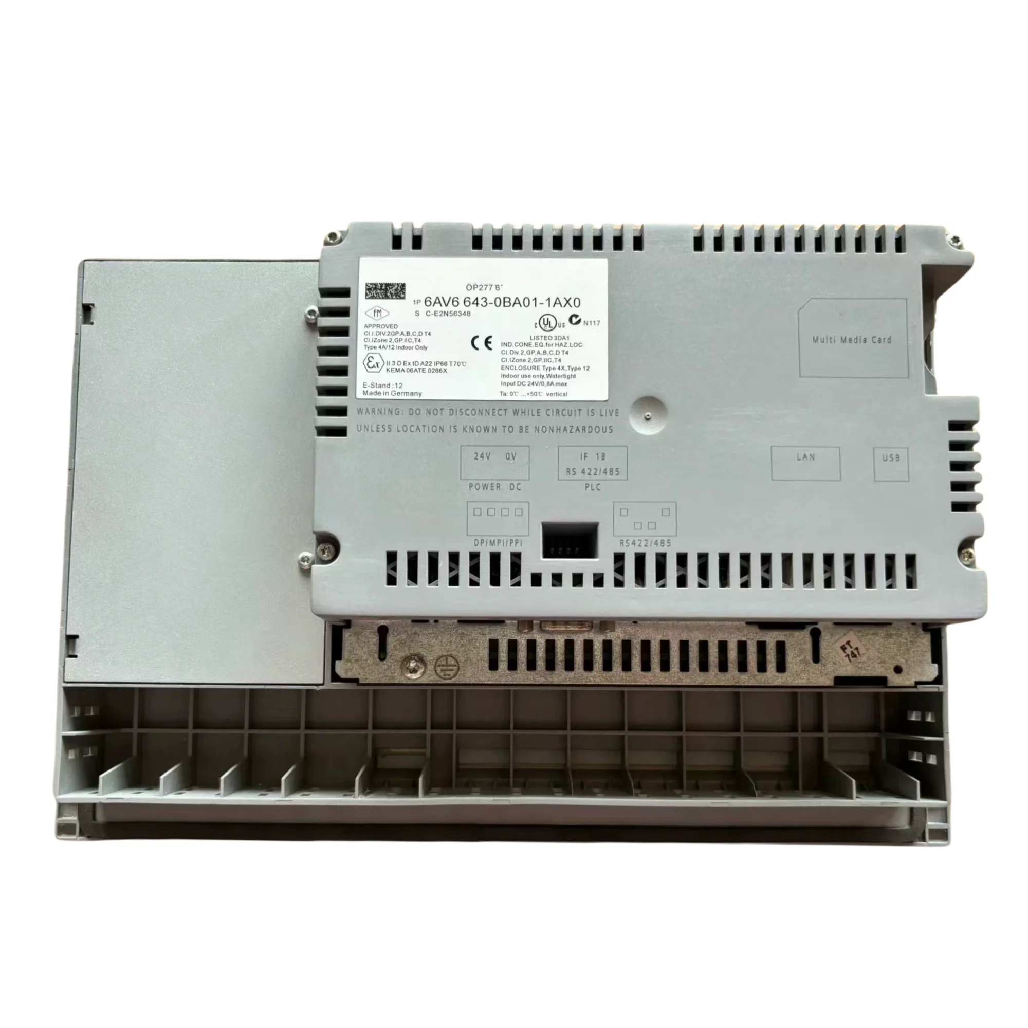 Neues 6AV6643-0AA01-1AX0 SIMATIC PANEL TP277-8