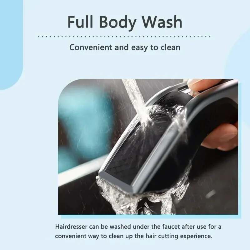 فيليبس جديد مقص الشعر سلسلة 5000 مقص الشعر الكهربائية رئيس قابل للغسل المنزلية مقص الشعر الكهربائية HC3688 نوع C ميناء الشحن