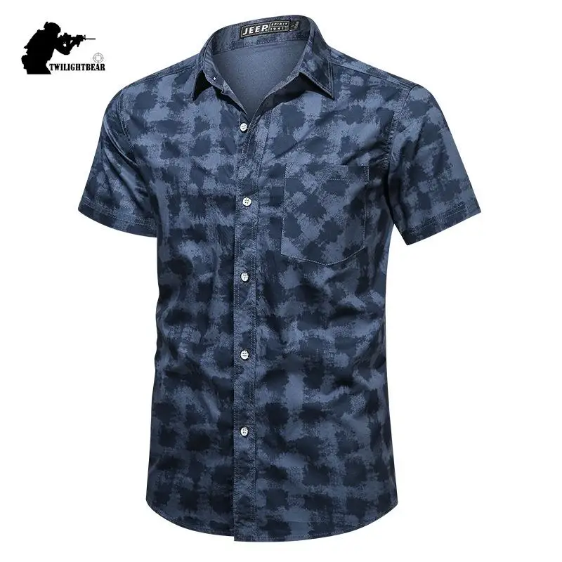 Summer Men's Plaid Shirt Short Sleeve Oversized Pure Cotton England Casual Shirt Men Clothing Leisure Shirts 5XL A2F819