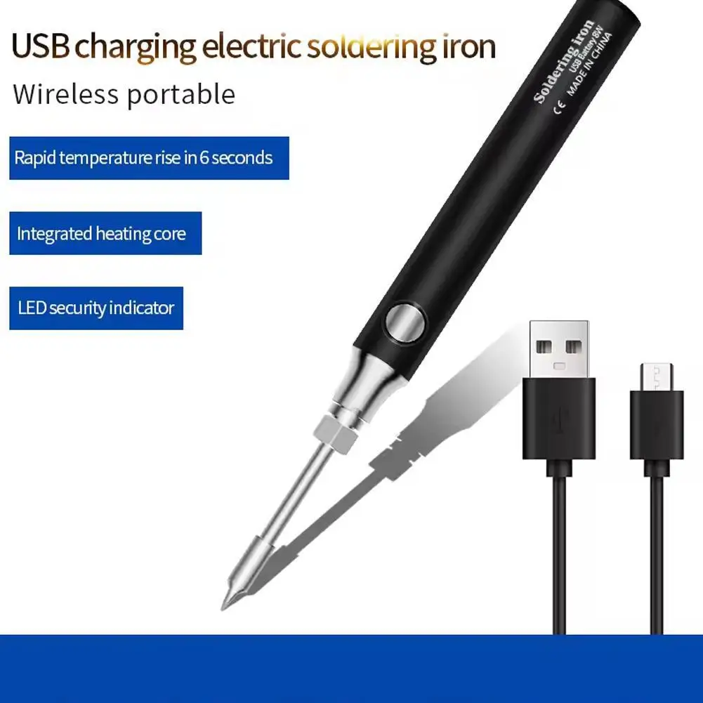 1set 5v Soldering Iron Set Wireless Mini Usb Portable Direct Repair Sales Manufacturer Pen Home 8w Soldering Tool O1l9