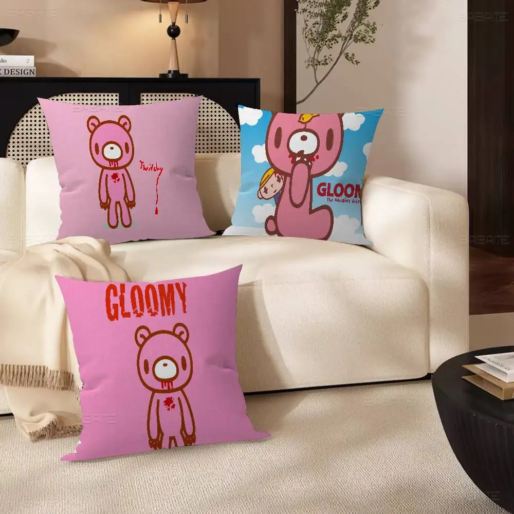 

Чехол для подушки G-Gloomy Bear с мультяшным кленовым дизайном, декор для счастливого осеннего урожая, праздничный декор, наволочка