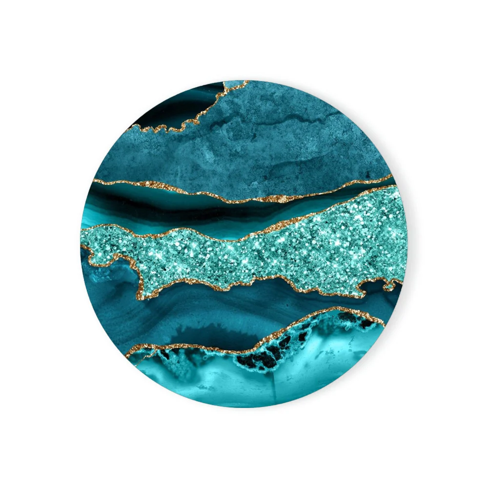 Coasters for Drinks Round Absorbent Ceramic Stone Coasters Wine Mugs Tabletop Protection Gift for Housewarming Room Bar Decor