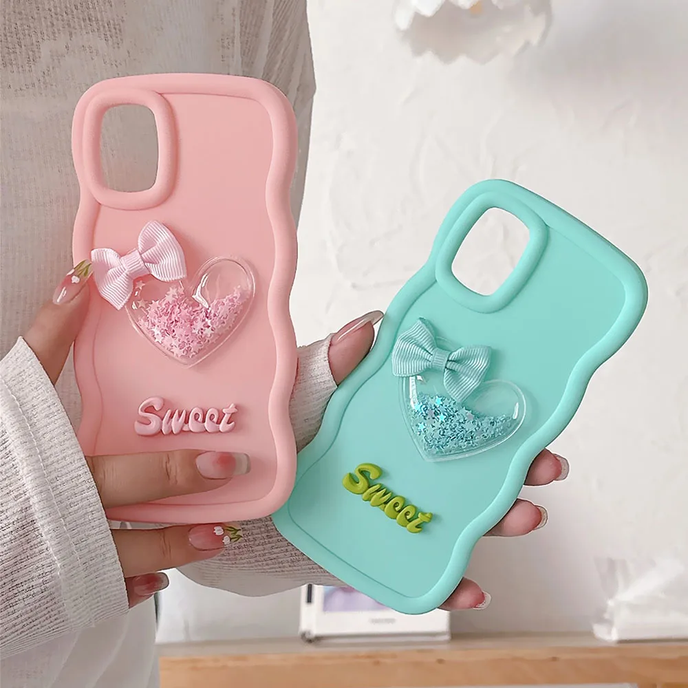 X80Lite T2Pro Cute Bow Love Heart Silicone Phone Case For Vivo V25 V25E V27 V27E V29 V29E V30 V30E Shockproof bumper Cover