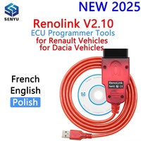 Latest Version Renolink V2.10 OBD2 Diagnostic Cable Tools Airbag ECM UCH Key Code ECU Reset Programmer USB Interface for Renault