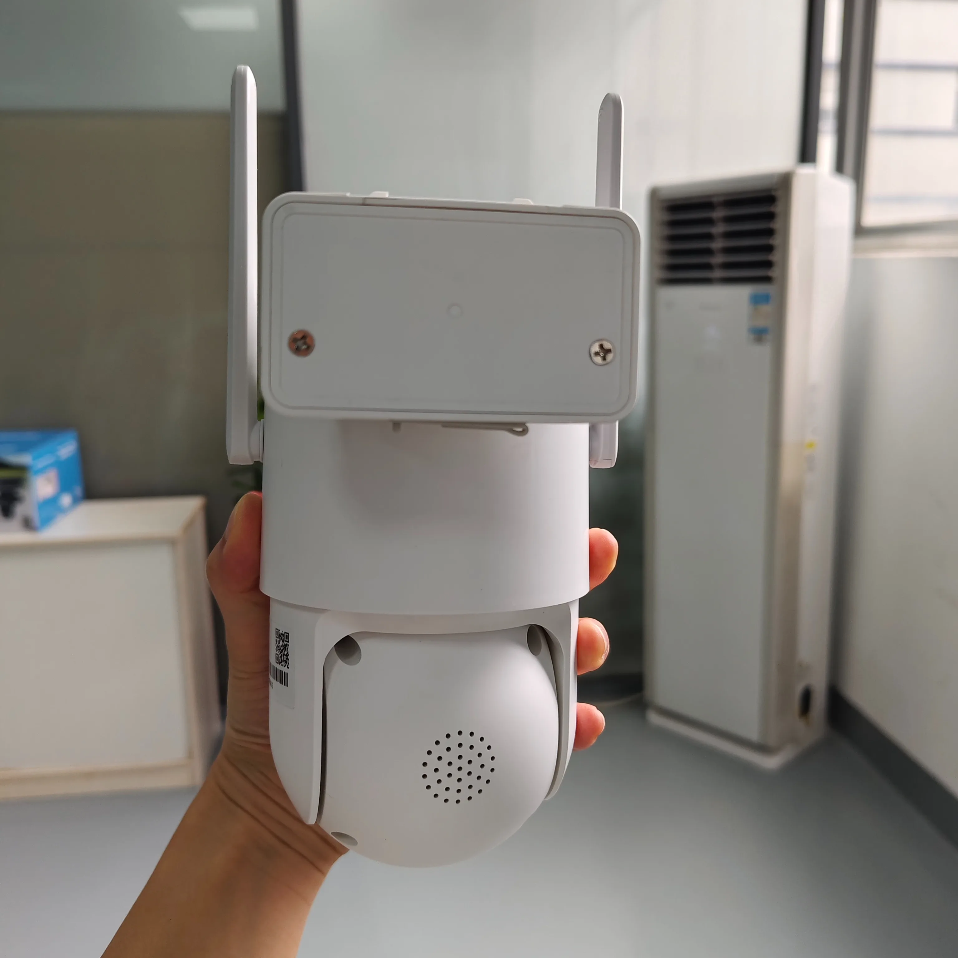 AI تتبع الإنسان اتجاهين الصوت HD ليلة اللون كاميرا الرؤية 8MP مراقبة الأمن اللاسلكية واي فاي IP في الهواء الطلق اتجاهين الصوت