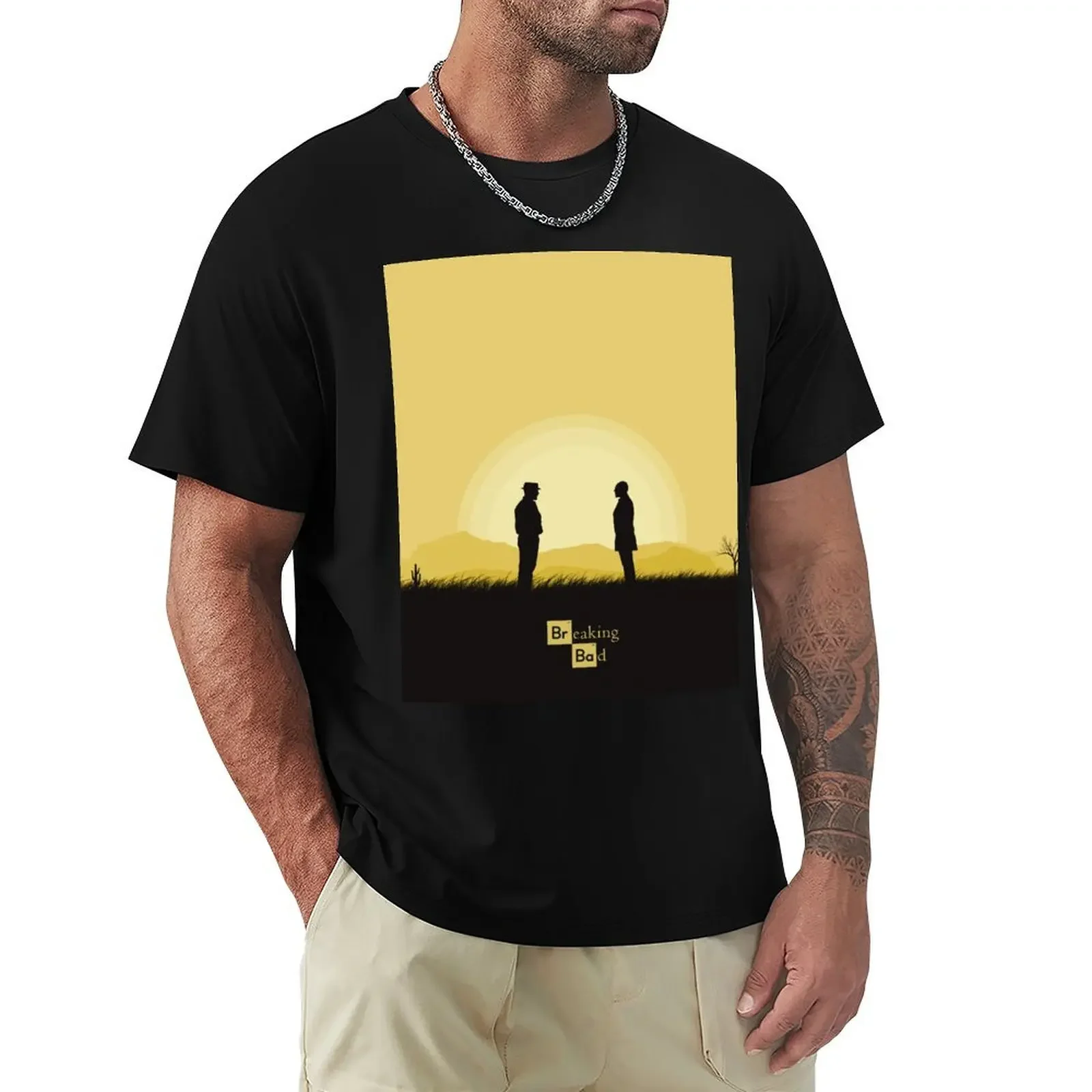 Breaking Bad Minimalist Movie poster T-Shirt street wear graphic t shirts baggy shirts oversized t shirt tee shirts for men