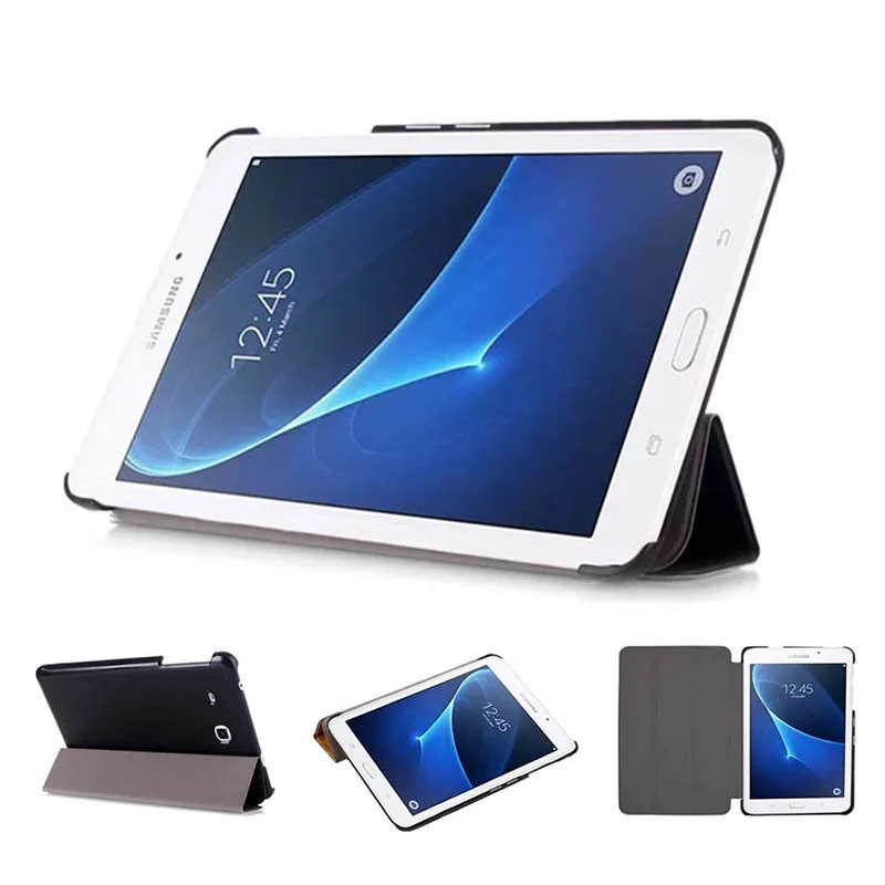 Funda para Samsung Galaxy Tab A 7.0 SM-T280/T285 (2016) - Funda Delgada, Ligera y Duradera con Soporte Tríptico, Compatible con Activación/Desactivación Automática