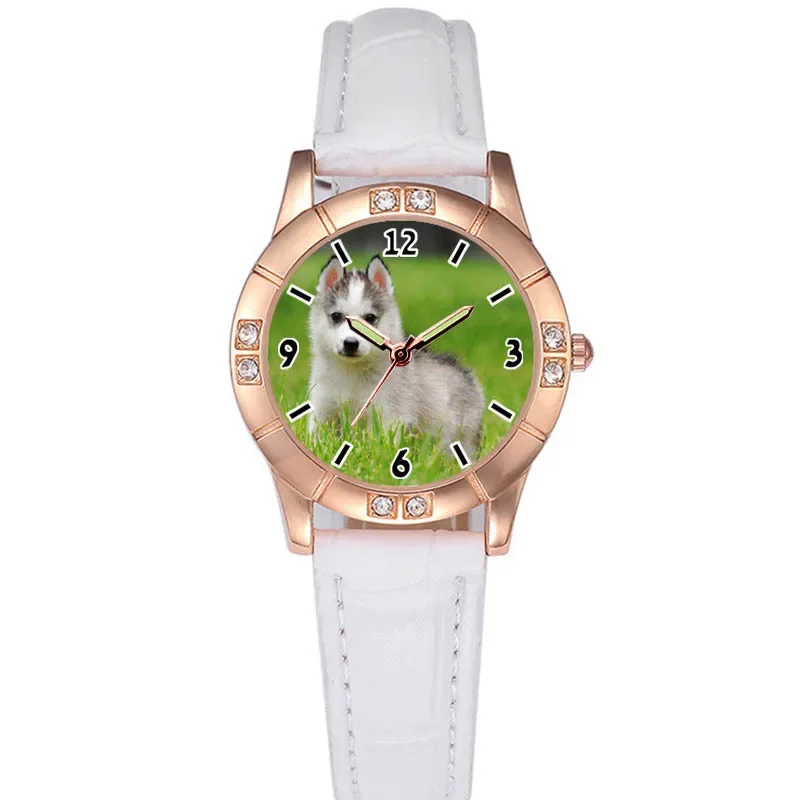 A3333 صورة مخصصة ساعة طباعة الصورة أو النص على وجه الساعة لتقوم بها بنفسك ساعة للنساء ساعة كوارتز مع كريستال هدية عيد الميلاد الخاصة