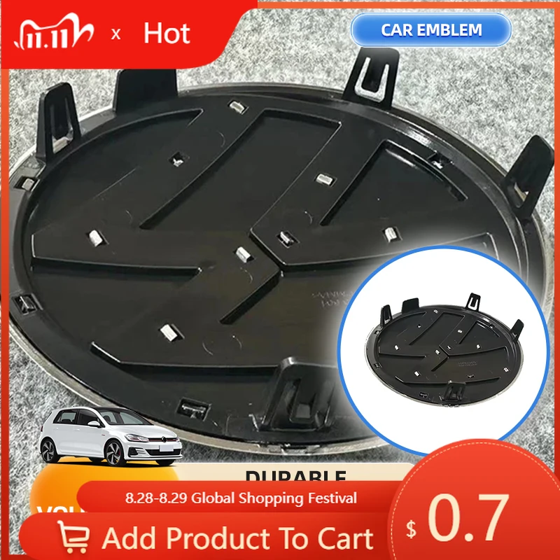 

Горячие подстаканники 2026 для VW Volkswagen Замена 140 мм 110 мм Автомобильный передний значок Задняя эмблема багажника Логотип стайлинга автомобиля для Golf 8 MK8