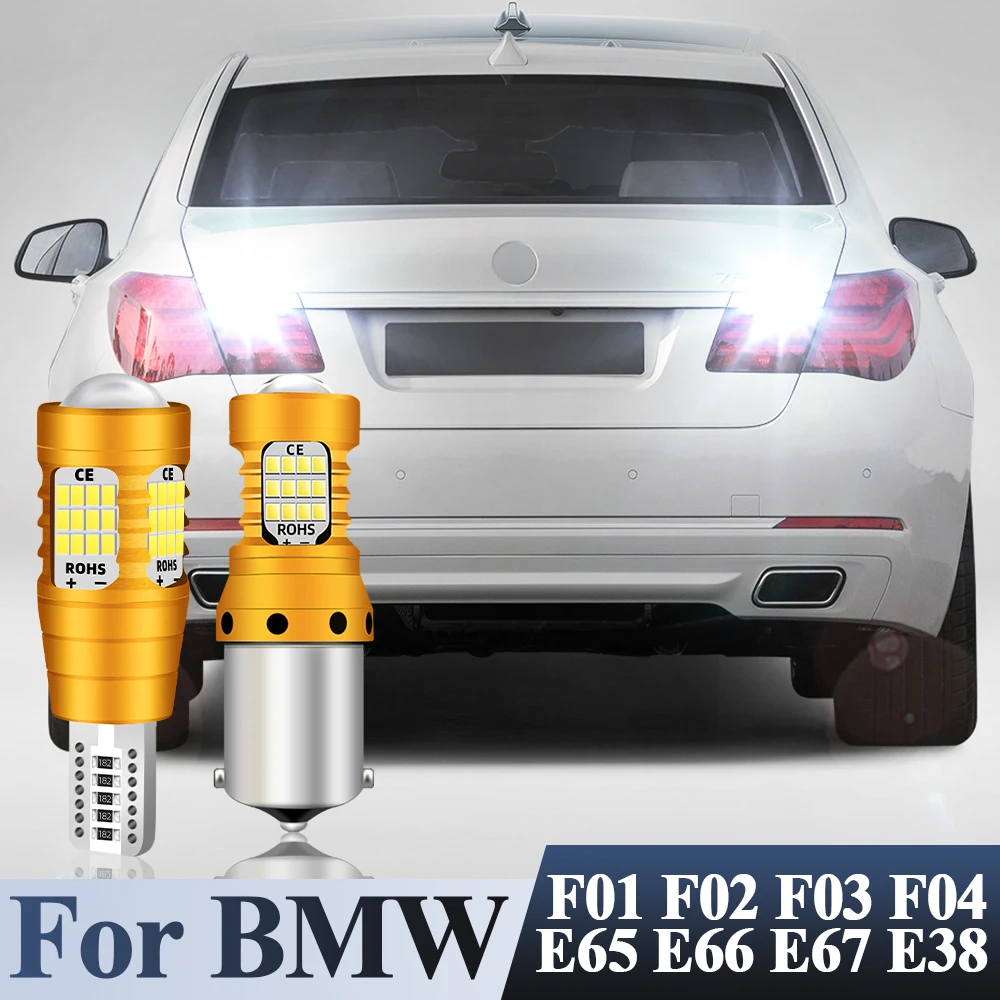 

For BMW 7 Series F01 F02 F03 F04 E65 E66 E67 E38 Accessories LED Backup Bulb Reverse Lights Reversing Lamp 1986-2015 2010 2011