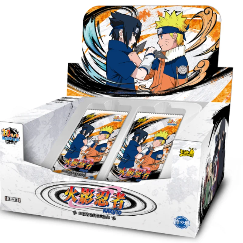 KAYOU Echte NARUTO Card Fight Chapter Volledige serie kaartspelcollectiekaart Cartoon kinderspeelgoed rondom vakantiecadeaus.