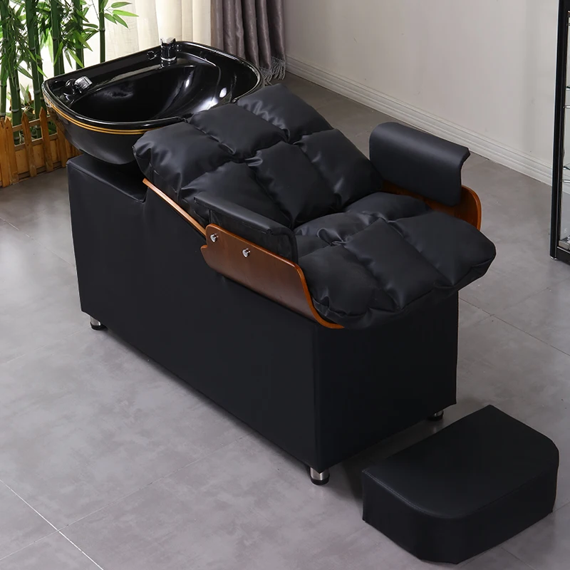 Stoelen Nagel Spa Commerciële Scheersalon Stoel Liggend Haar Wastafel Bed Professionele Therapie Spa Haar Japonais Make-Up Shampoo