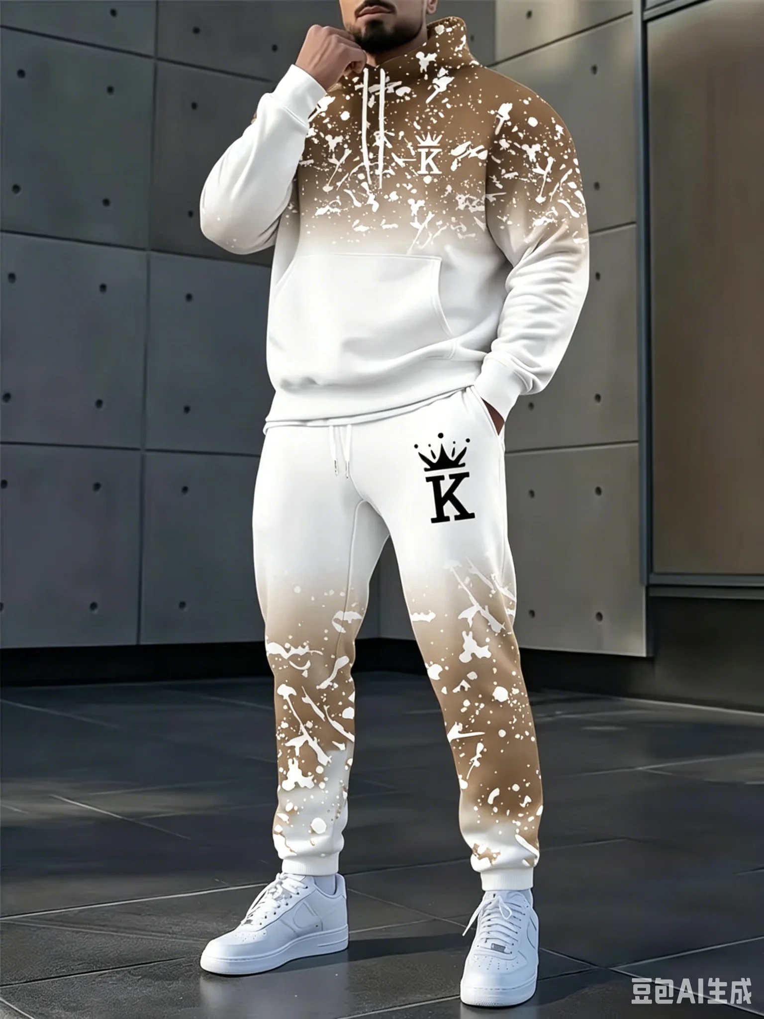 Fashion Crown Geprinte Hoodies - Men'S Fashion Outfits recensie en prijs