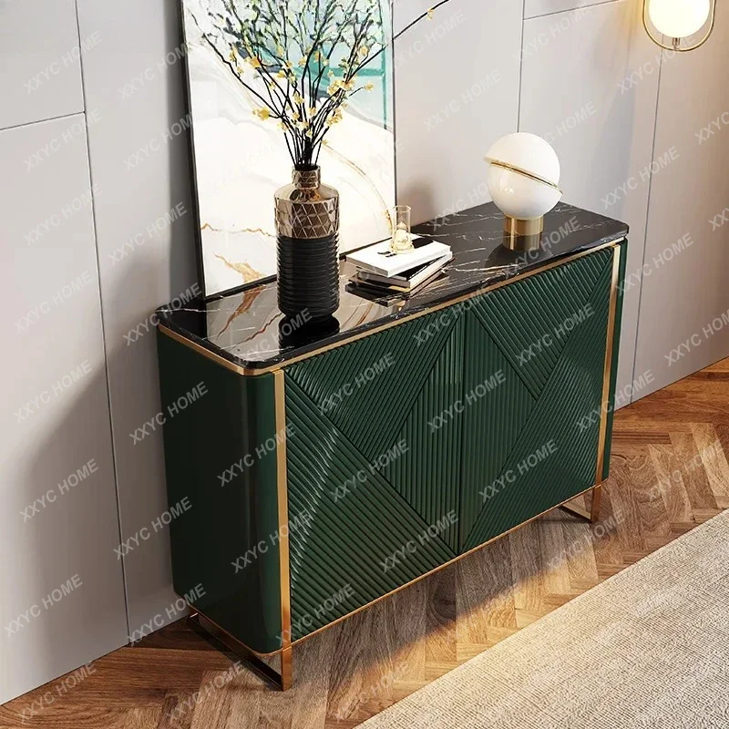 

KLight luxury entrance cabinet, household door shoe cabinet, living room partition decorative cabinet