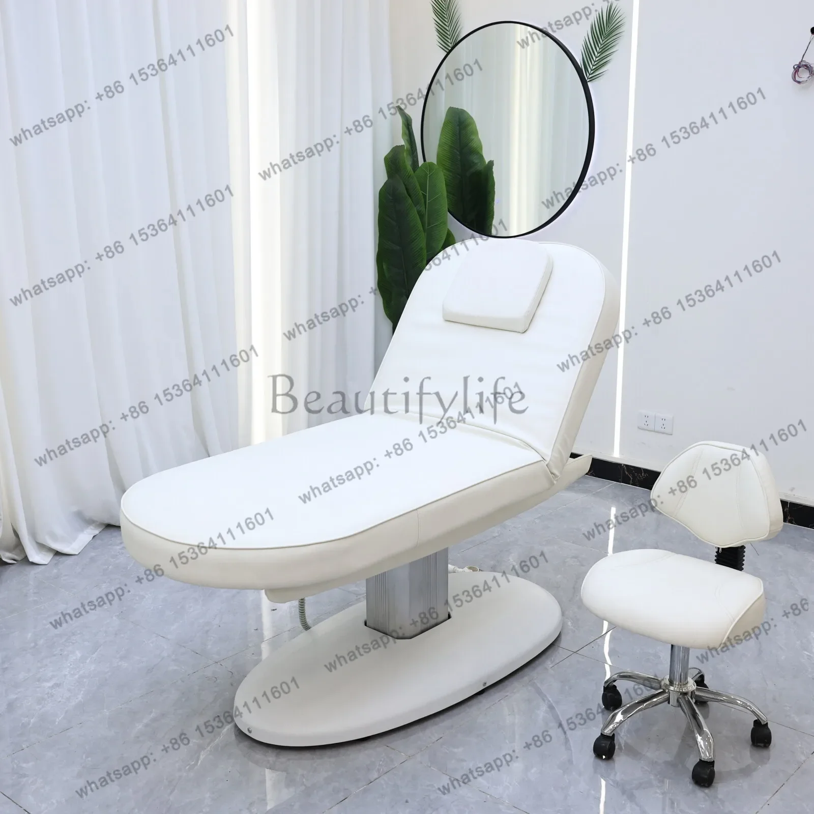 

02Beauty Care & Facial Care Bed, Beauty Salon Multi Functional Electric Commercial Furniture, Physical Examination Diagnosis Be