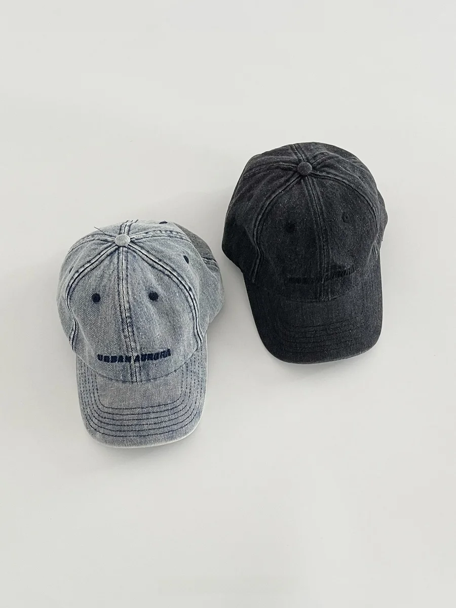 

High Quality Washed Denim Wide Brim Soft Top Duckbill Cap Women's Korean Style Versatile Small Face Appearance Casual Hat