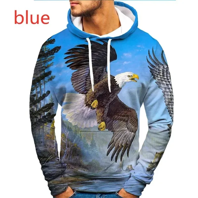 

New 3D Owl Printed Pop Hoodies For Men Animal Eagle Graphic Hooded Sweatshirts Unisex Fashion Cool Pullovers Women Sports Hoodie