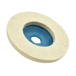 4Inch 100mm Wolvilt Buffing Slijpen Polijstschijf Polijsten Pad Haakse Slijper Voor Keramiek Metaal Marmer Glas Rotary gereedschap