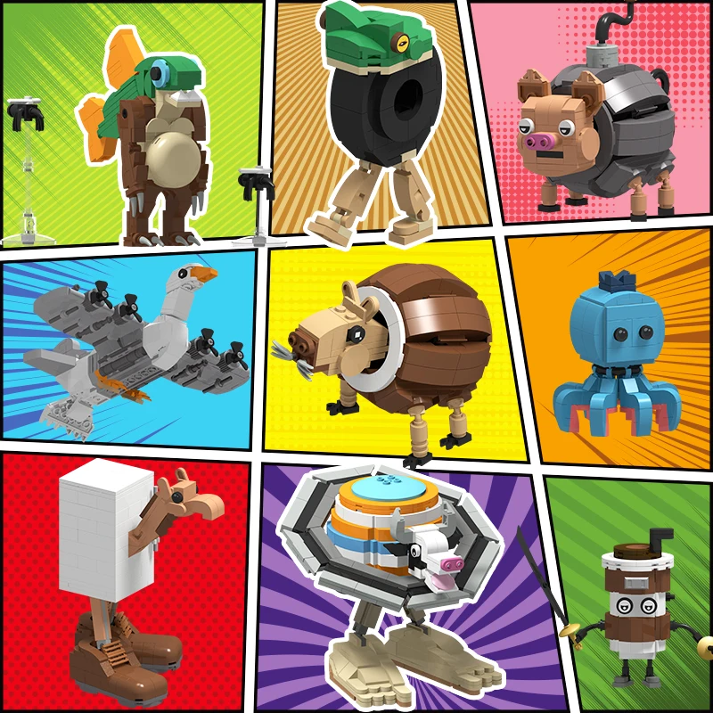 حار AI تونغ تونغ الصحور اللبنات الإيطالية Brainrot عصا خشبية لعبة لعبة MOC القرش سطح المكتب الديكور جمع مضحك هدية #1