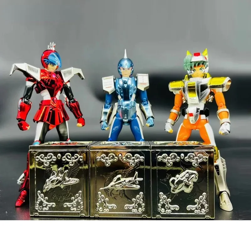 

Saint Seiya Myth Cloth EX Pandora Box Steel Tucana/Sky Shou Vulpecula/Land Daichi Dorado/Marine Ushio Knights The Zodiac Figure