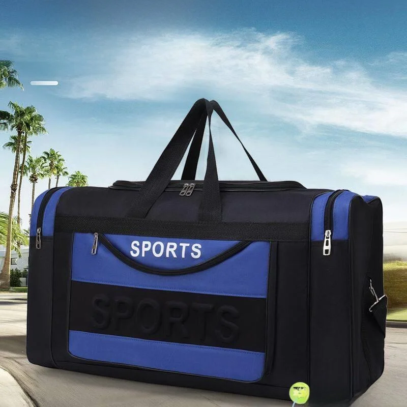 Large Capacity Travel Bag Men's Clothing Storage Sling Bag Outdoor Carry-On Luggage Oxford Cloth Unisex Fashion Travel Bag